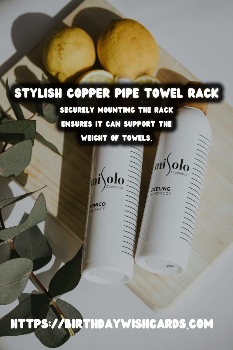 DIY Copper Pipe Towel Rack: A Stylish and Functional Addition to Your Home