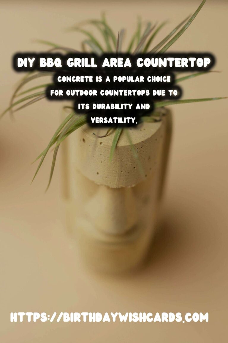 DIY Countertop Ideas for Your Summer BBQ Grill Area