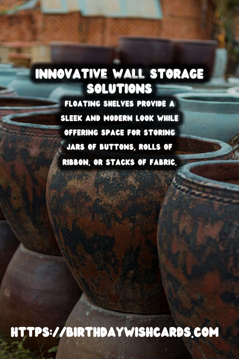 DIY Craft Room Organization: Maximize Space with Wall Storage Solutions