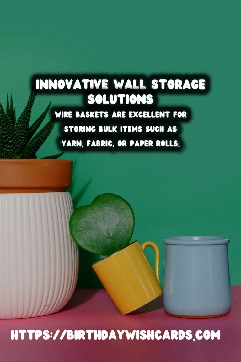DIY Craft Room Organization: Maximize Space with Wall Storage Solutions