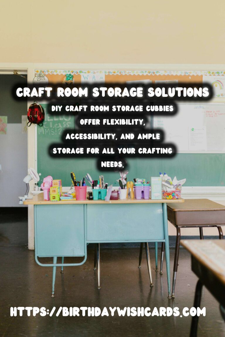 DIY Craft Room Storage Cubbies: Organize Your Creative Space
