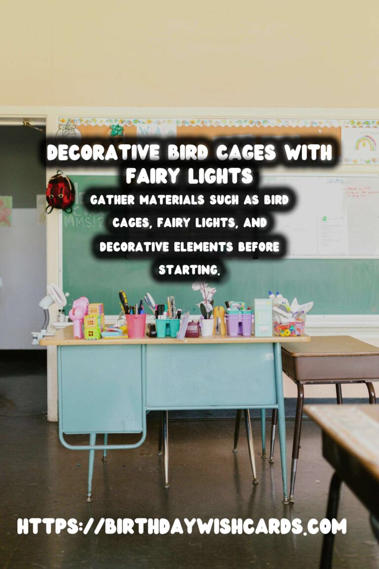 DIY Decorative Bird Cages with Fairy Lights: Transform Your Space with Enchanting Decor