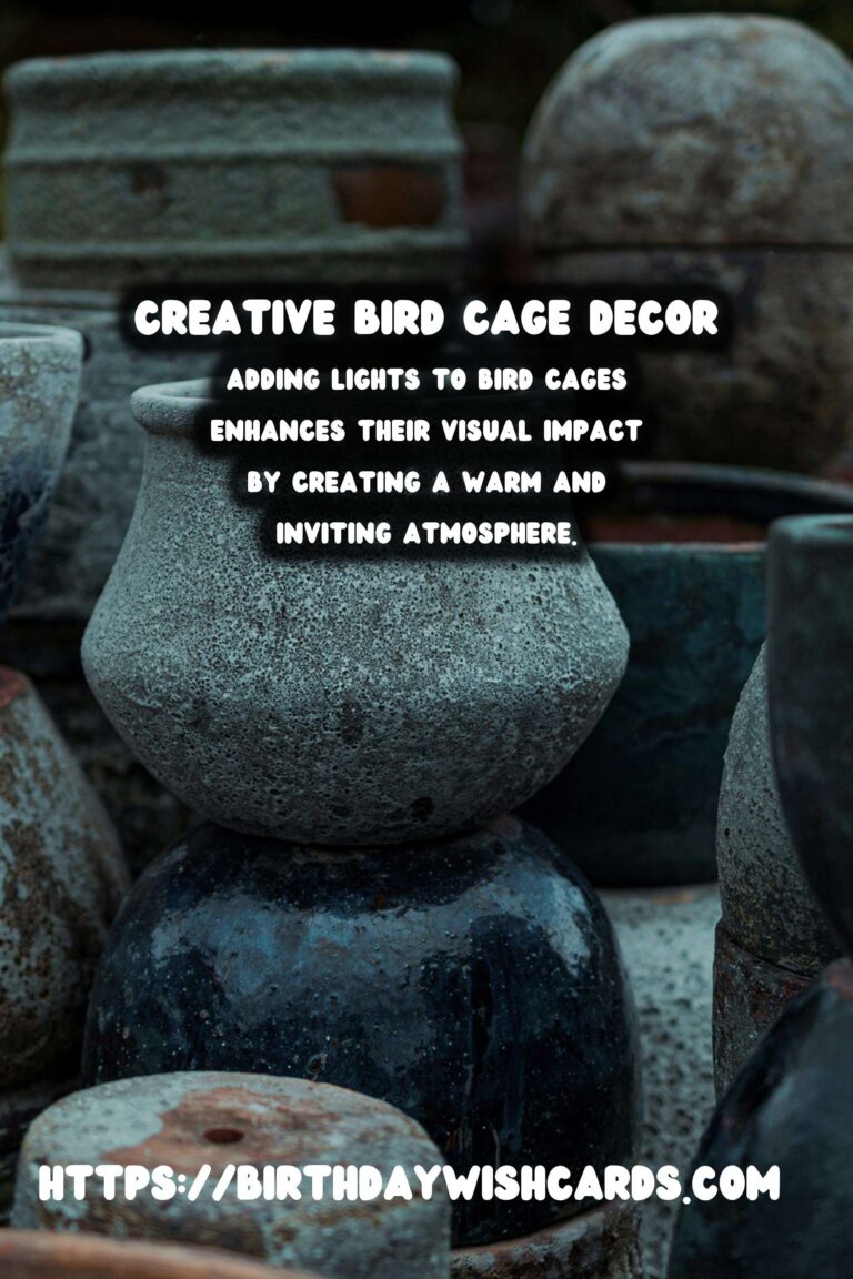 DIY Decorative Bird Cages with Lights: Illuminate Your Space with Style