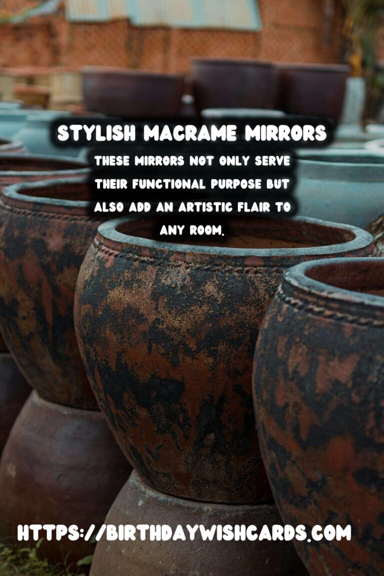 DIY Decorative Mirrors with Macrame: A Stylish Home Decor Craft