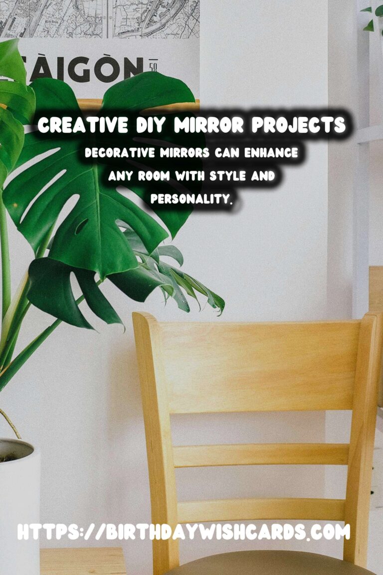 DIY Decorative Mirrors with Painted Frames: A Creative Home Project