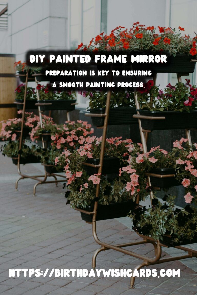 DIY Decorative Mirrors with Painted Frames: A Creative Touch for Your Home
