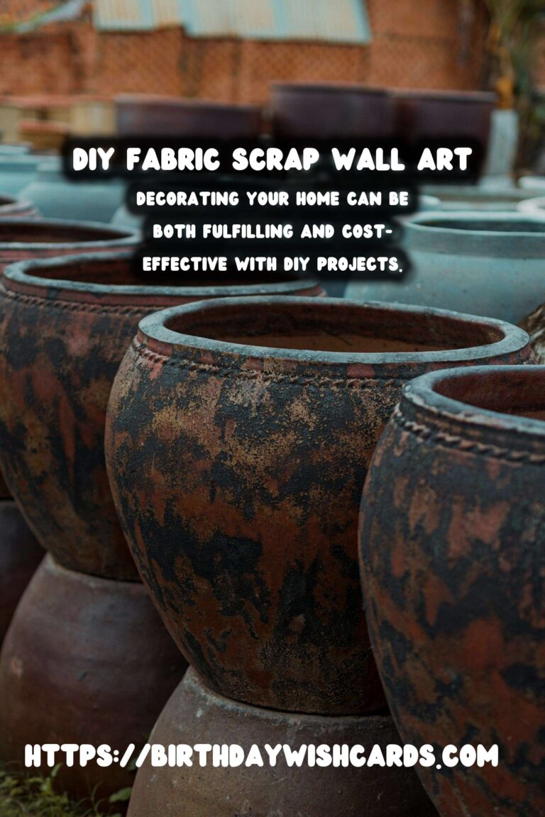 DIY Decorative Wall Art from Fabric Scraps: Creative Ideas and Tips