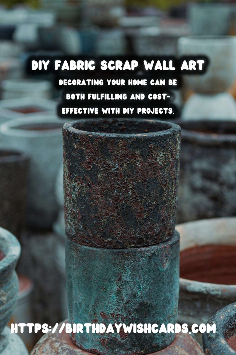 DIY Decorative Wall Art from Fabric Scraps: Creative Ideas and Tips