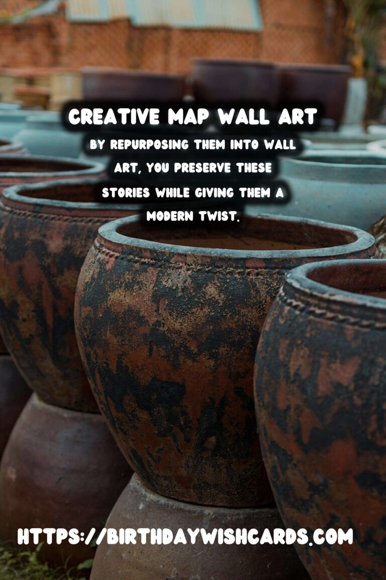 DIY Decorative Wall Art from Old Maps: Transform Your Space