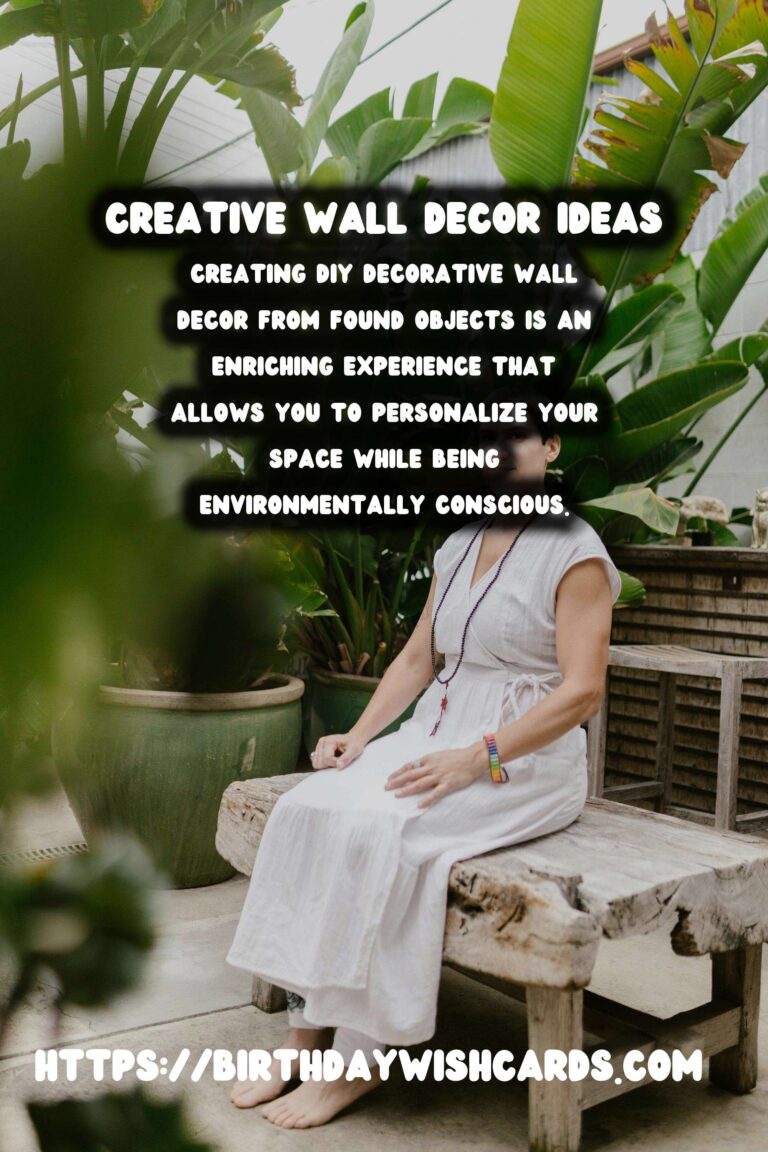 DIY Decorative Wall Decor from Found Objects: Transform Your Space with Creativity