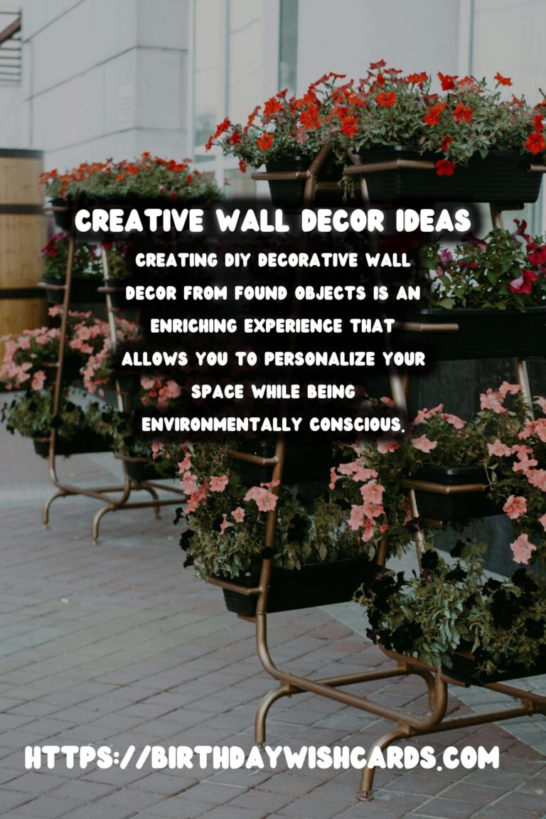 DIY Decorative Wall Decor from Found Objects: Transform Your Space with Creativity