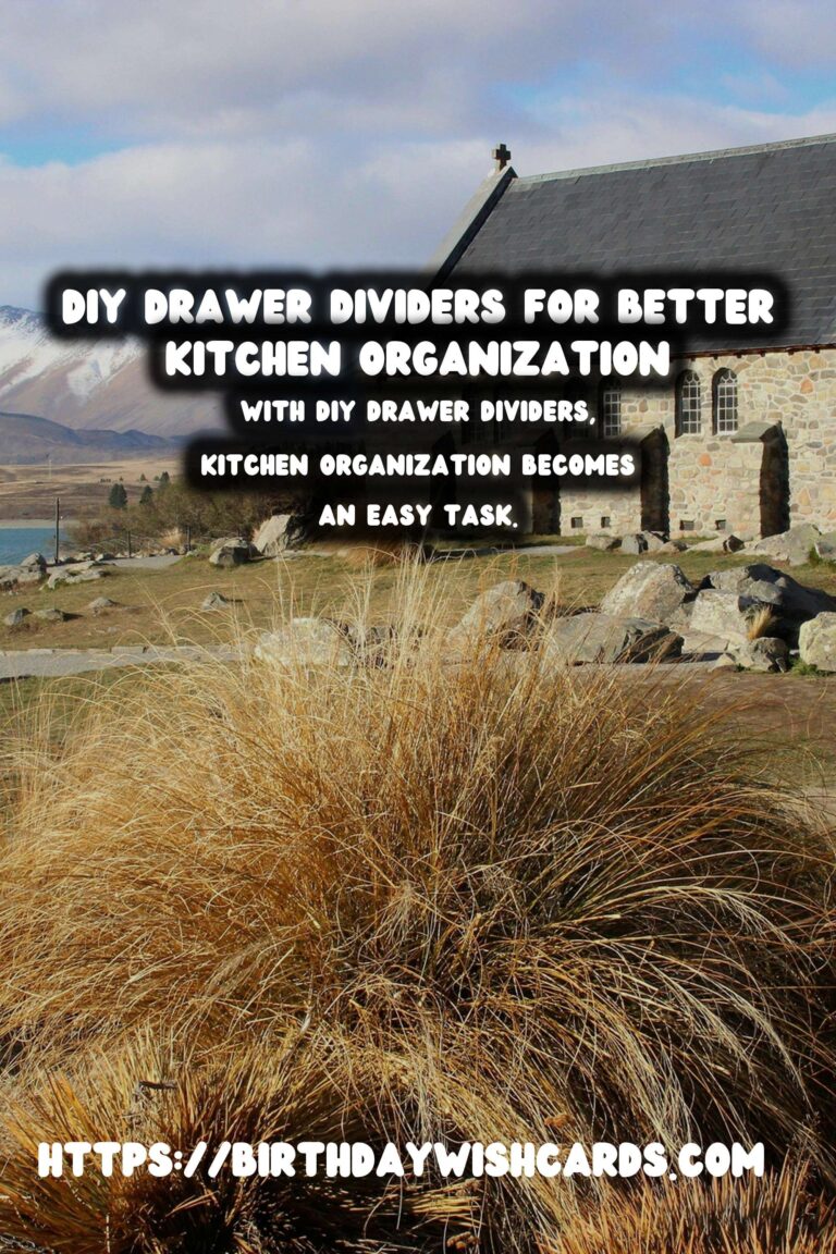 DIY Drawer Dividers for Kitchen Organization: A Comprehensive Guide