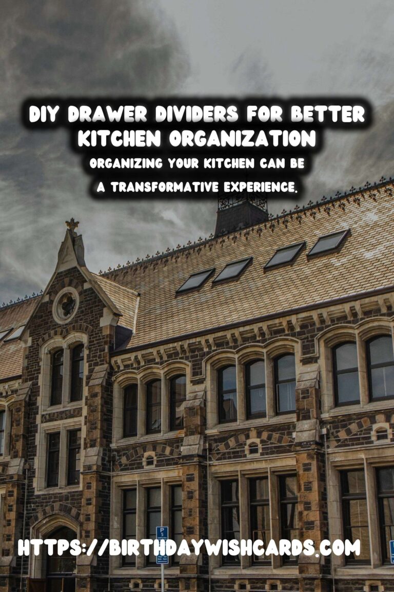 DIY Drawer Dividers for Kitchen Organization: A Comprehensive Guide
