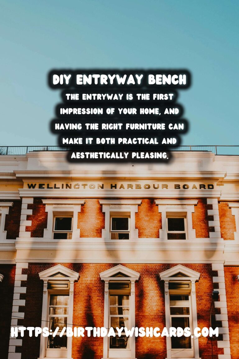 DIY Entryway Bench with Storage: Create a Functional and Stylish Addition to Your Home