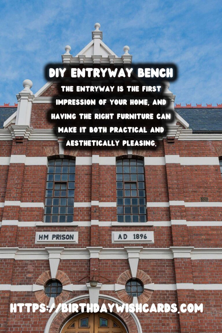 DIY Entryway Bench with Storage: Create a Functional and Stylish Addition to Your Home