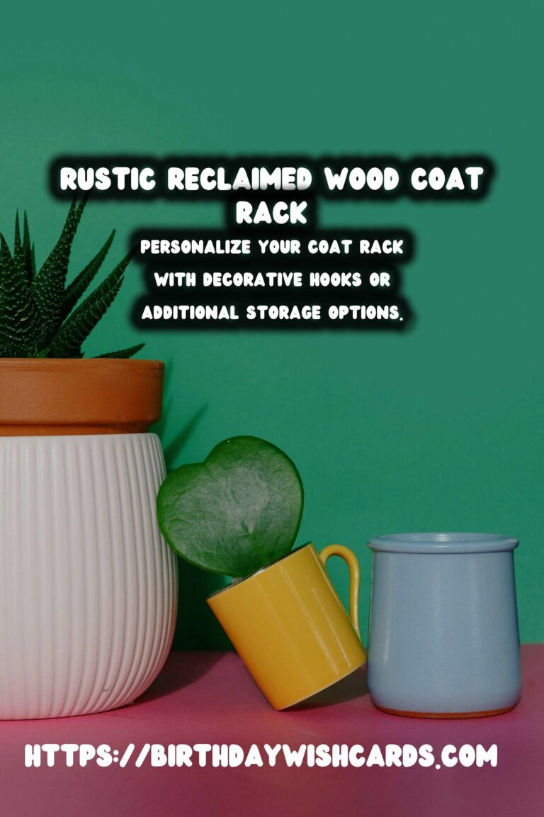 DIY Entryway Coat Rack Using Reclaimed Wood for a Rustic Touch