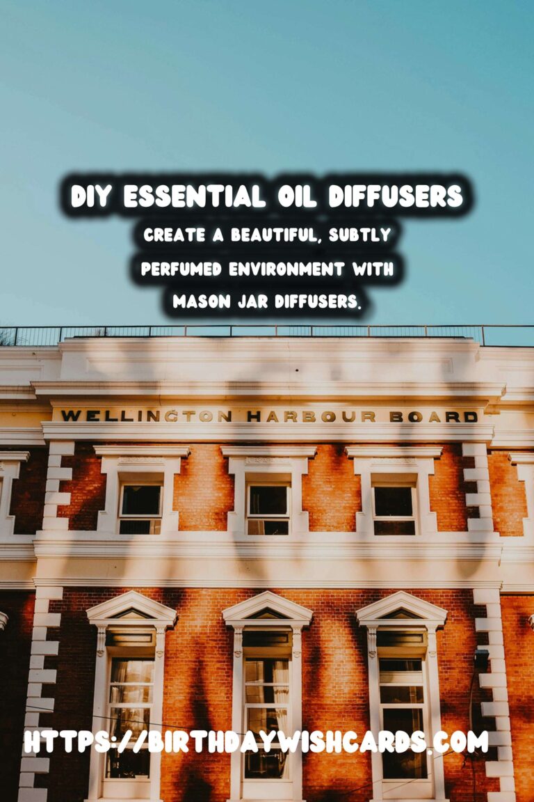 DIY Essential Oil Diffusers: Embrace Natural Scents at Home