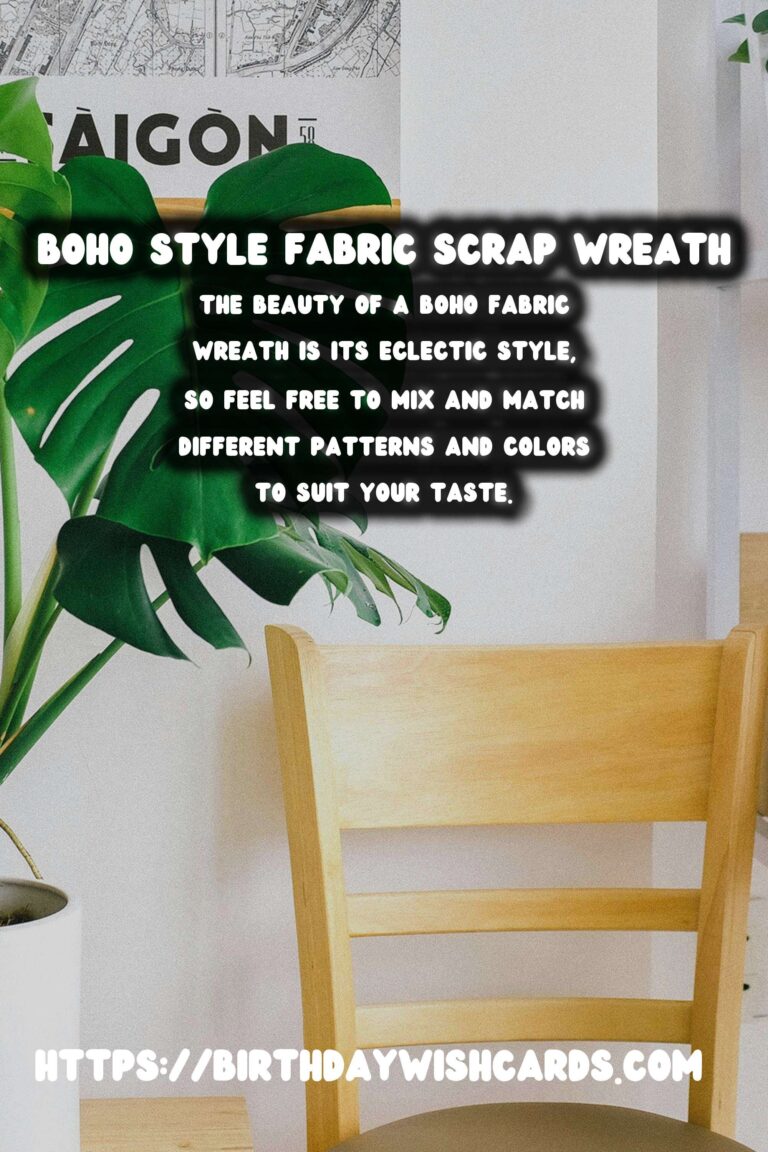 DIY Fabric Scrap Wreath: Create a Boho Style Masterpiece