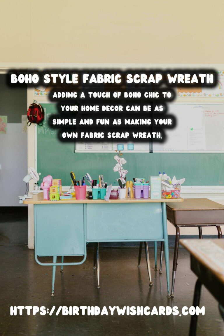 DIY Fabric Scrap Wreath: Create a Boho Style Masterpiece