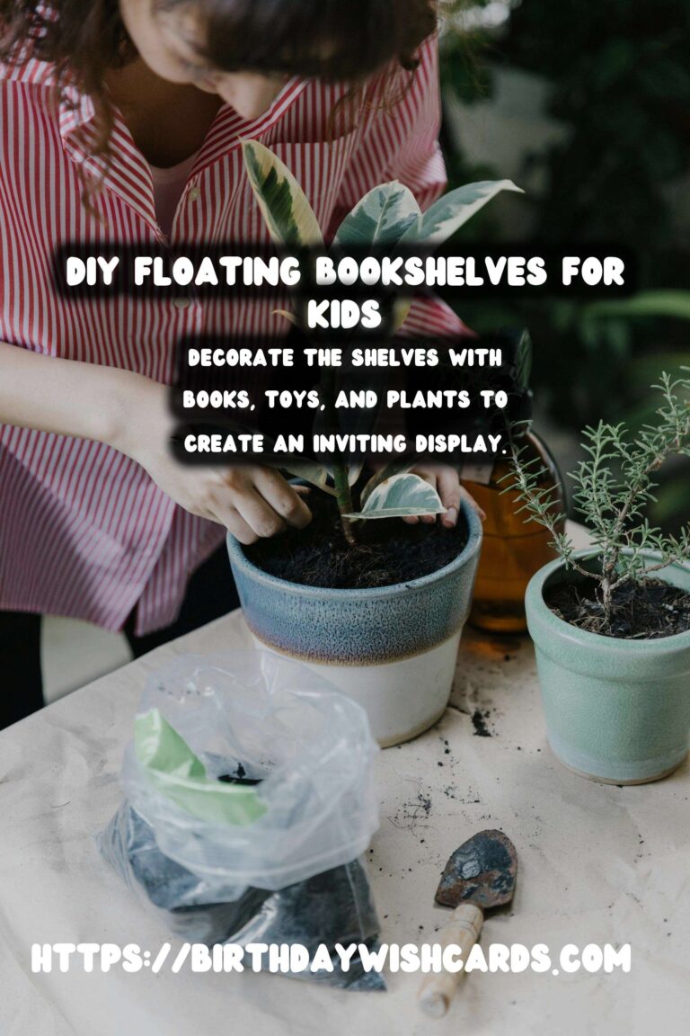 DIY Floating Bookshelves for Kids’ Rooms: Create a Magical Reading Space