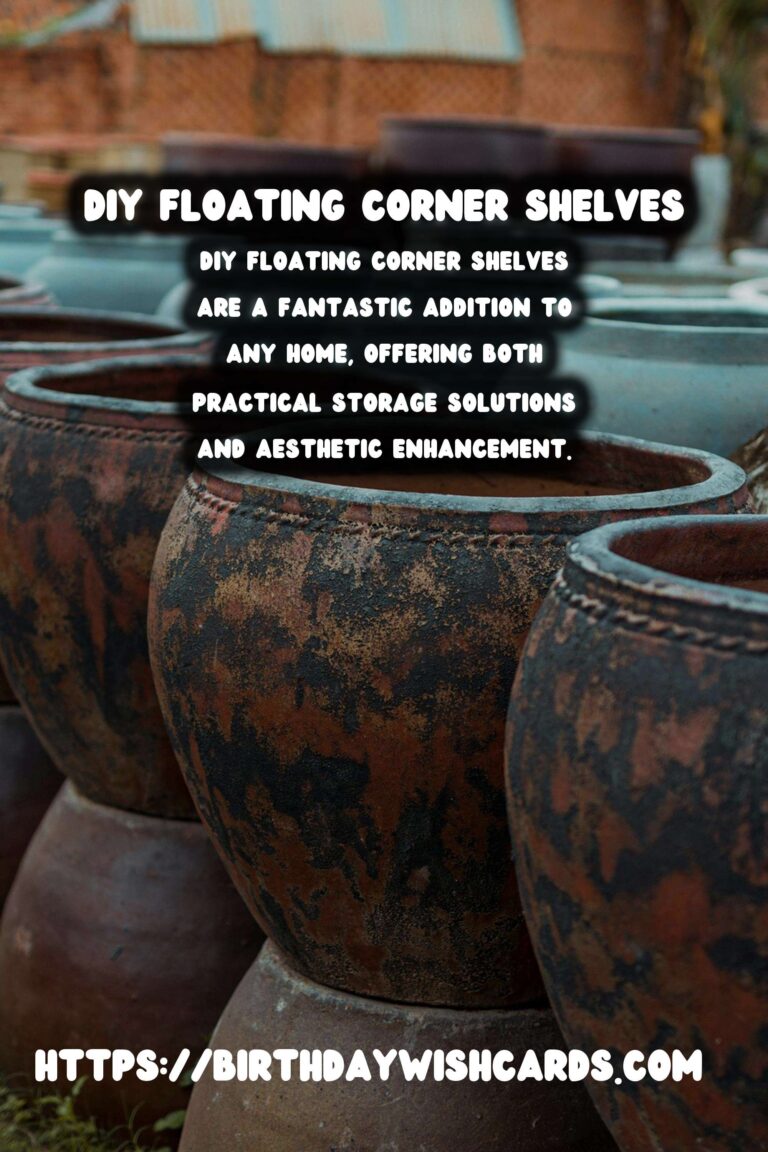 DIY Floating Corner Shelves: A Step-by-Step Guide for Stylish Storage