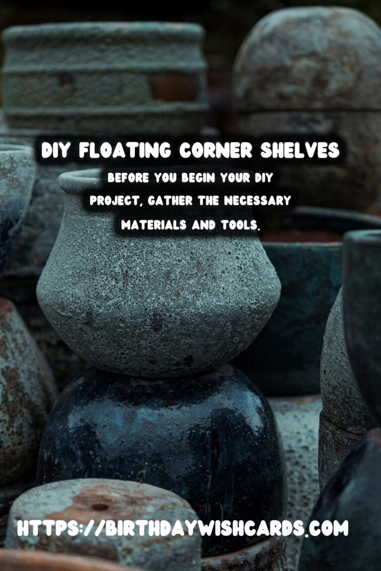 DIY Floating Corner Shelves: A Step-by-Step Guide for Stylish Storage