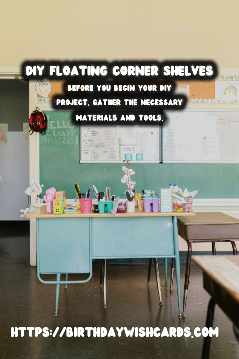 DIY Floating Corner Shelves: A Step-by-Step Guide for Stylish Storage