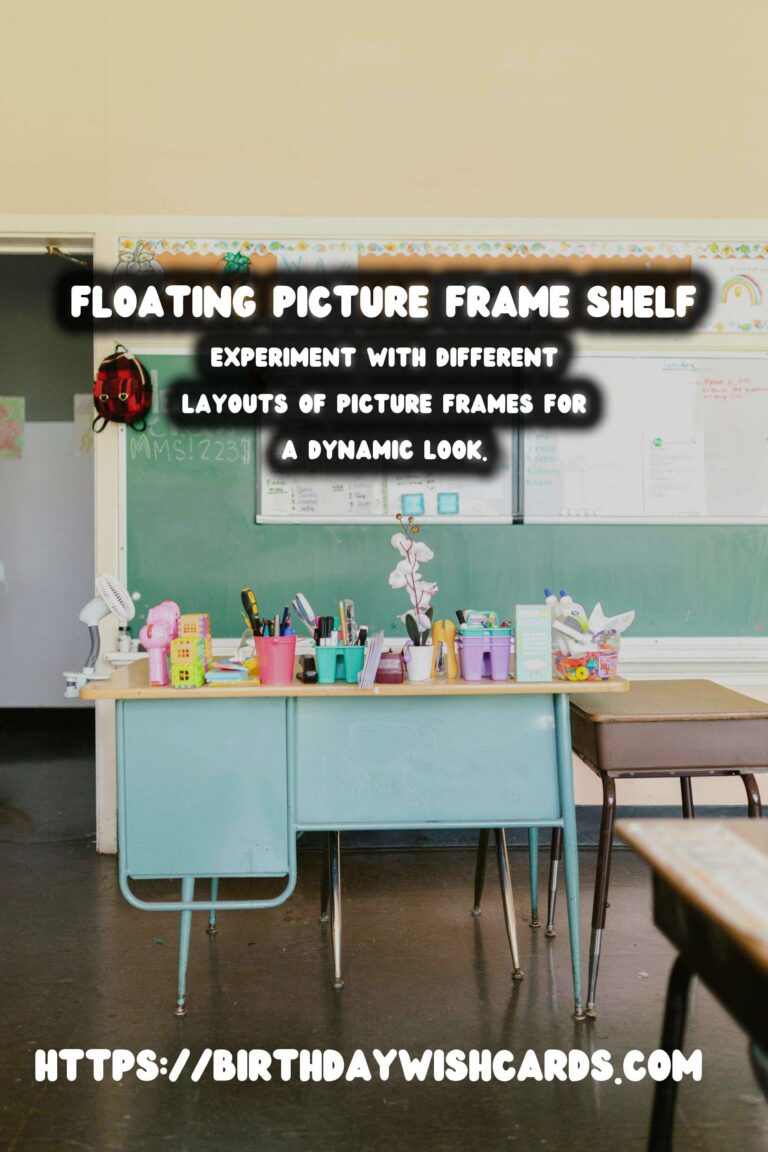 DIY Floating Picture Frame Shelf: A Creative Display Solution