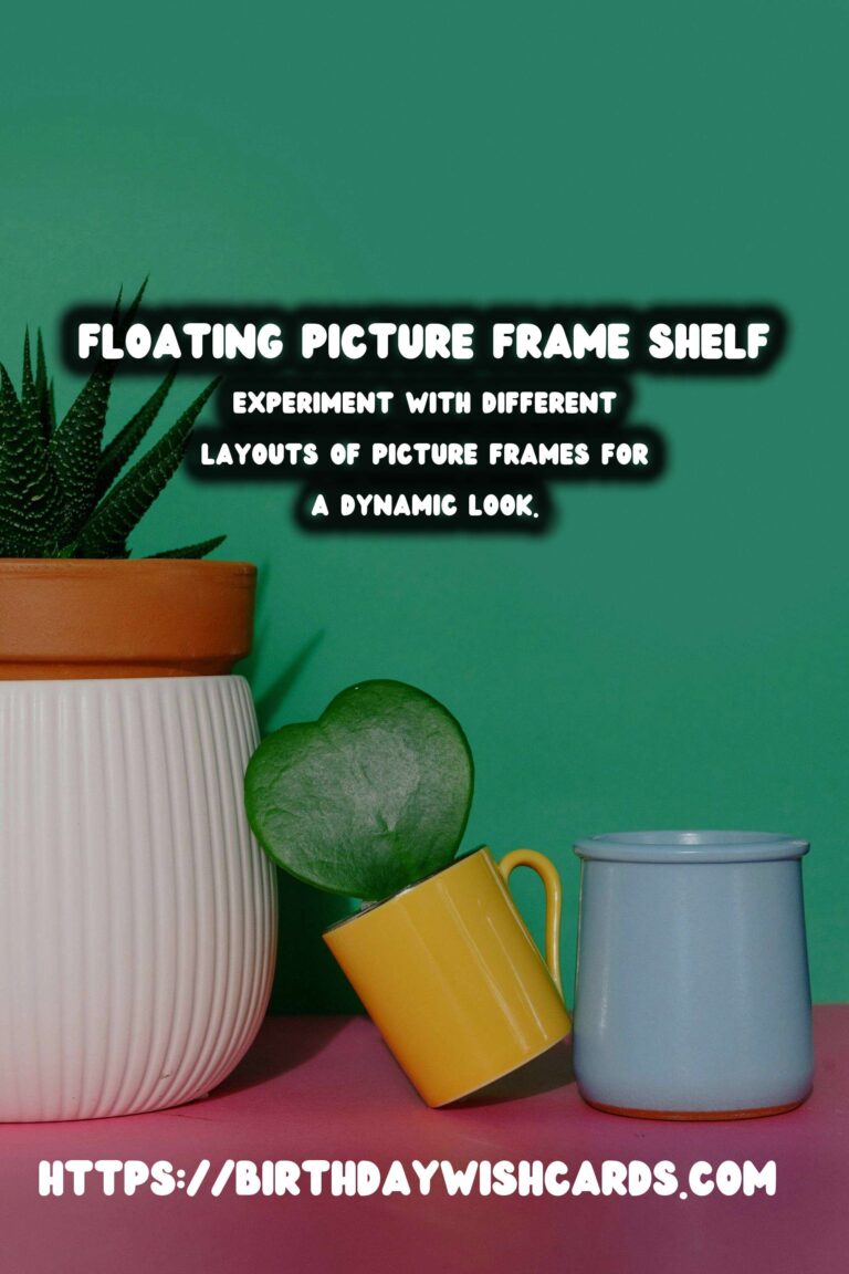 DIY Floating Picture Frame Shelf: A Creative Display Solution