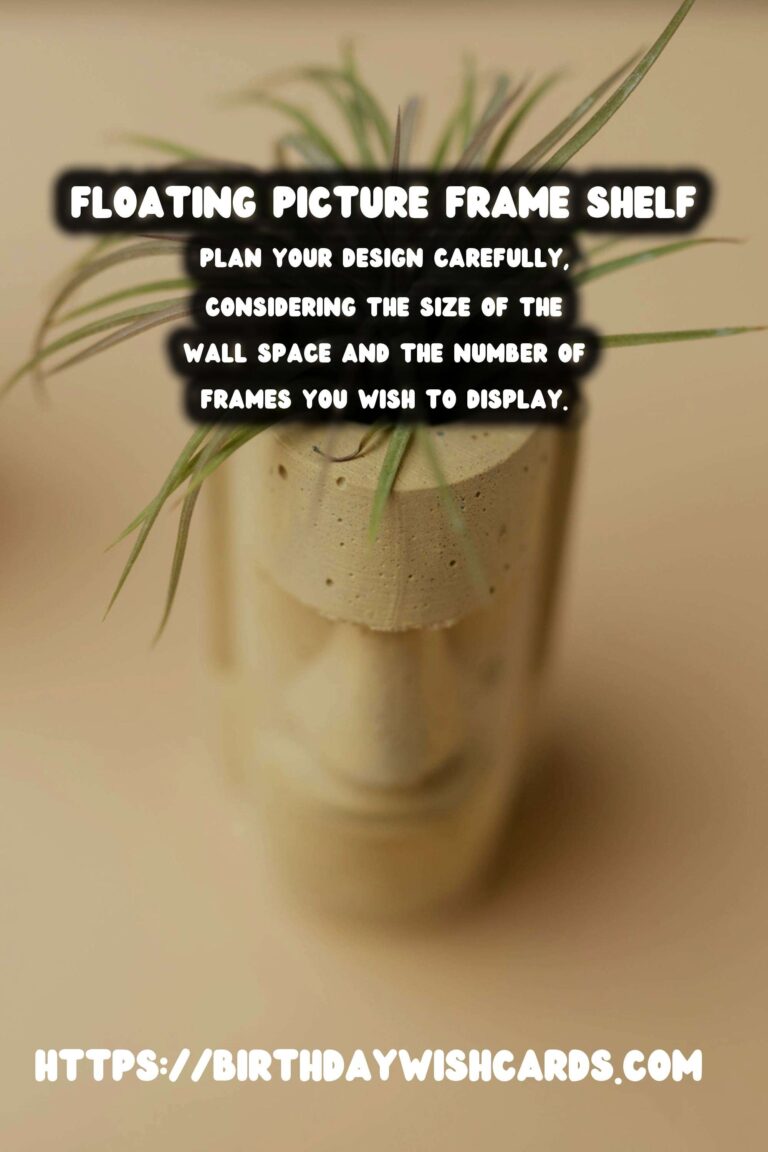 DIY Floating Picture Frame Shelf: A Creative Display Solution