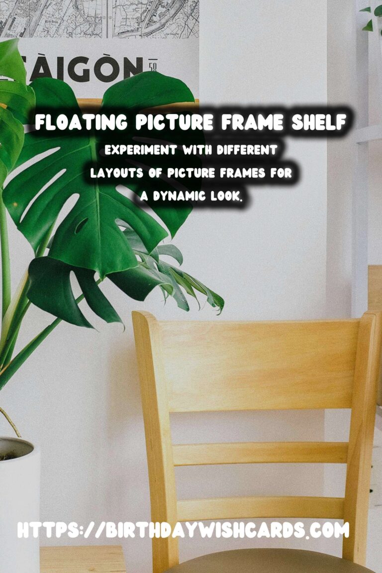 DIY Floating Picture Frame Shelf: A Creative Display Solution