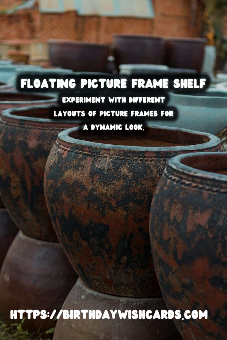 DIY Floating Picture Frame Shelf: A Creative Display Solution