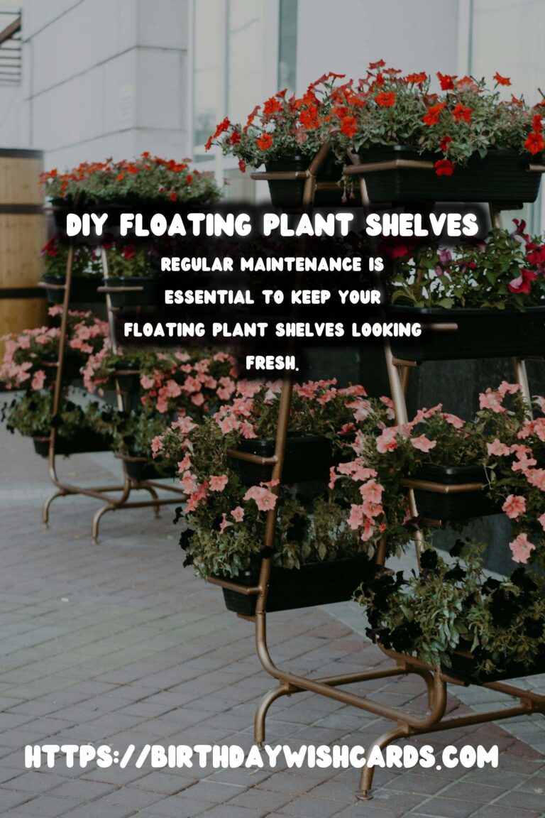 DIY Floating Plant Shelves: A Tiered Approach to Indoor Gardening