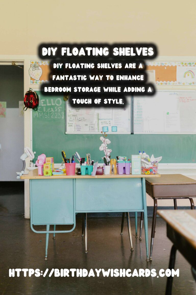 DIY Floating Shelves for Bedroom Storage: Enhance Your Space with Style