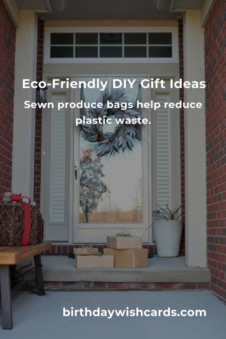 DIY Gift Ideas for Eco-Conscious Gifting: Sustainable and Thoughtful Presents