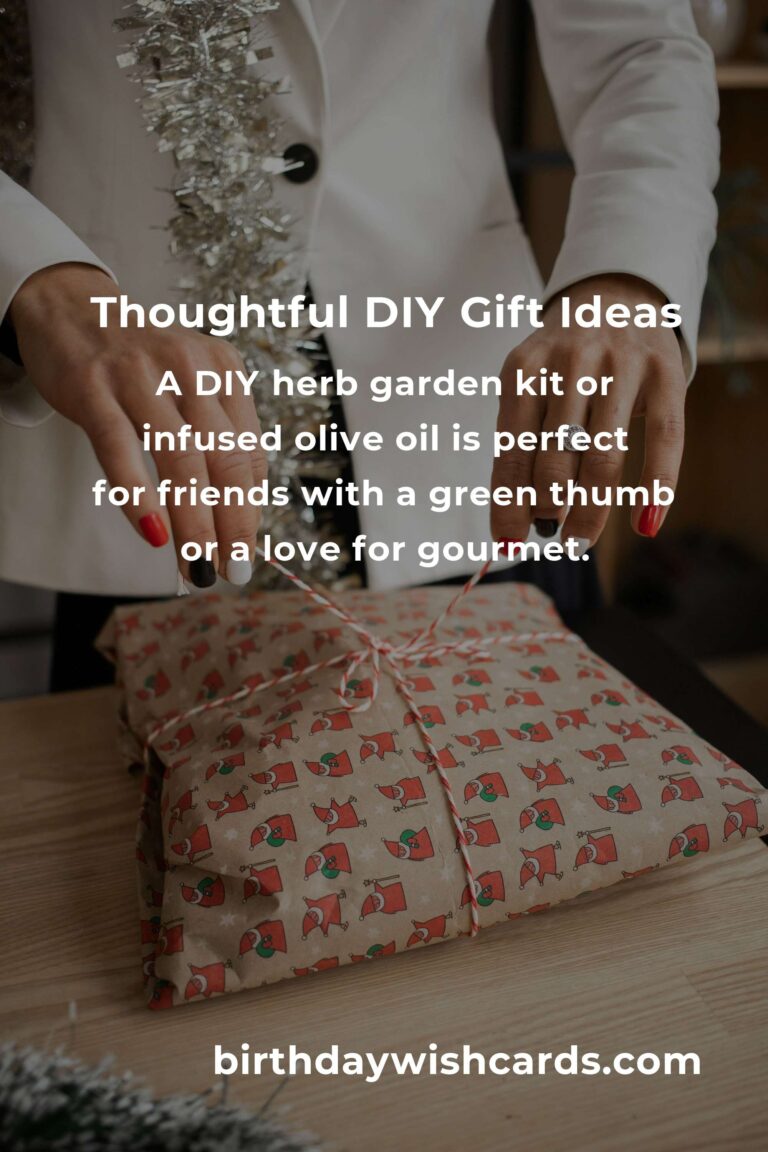 DIY Gift Ideas for Thoughtful Gifting