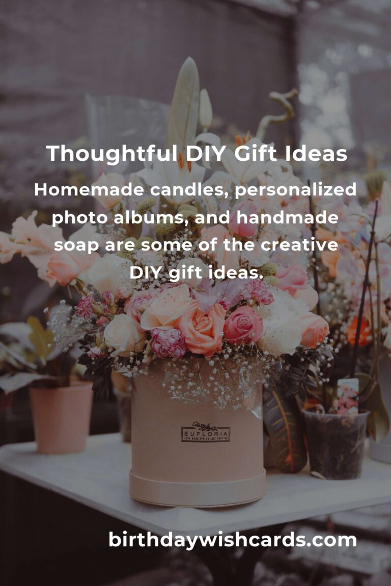 DIY Gift Ideas for Thoughtful Gifting