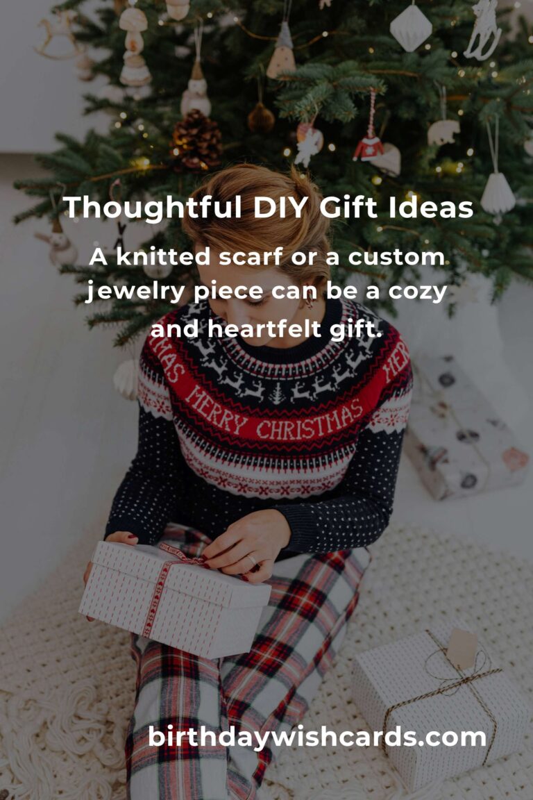 DIY Gift Ideas for Thoughtful Gifting