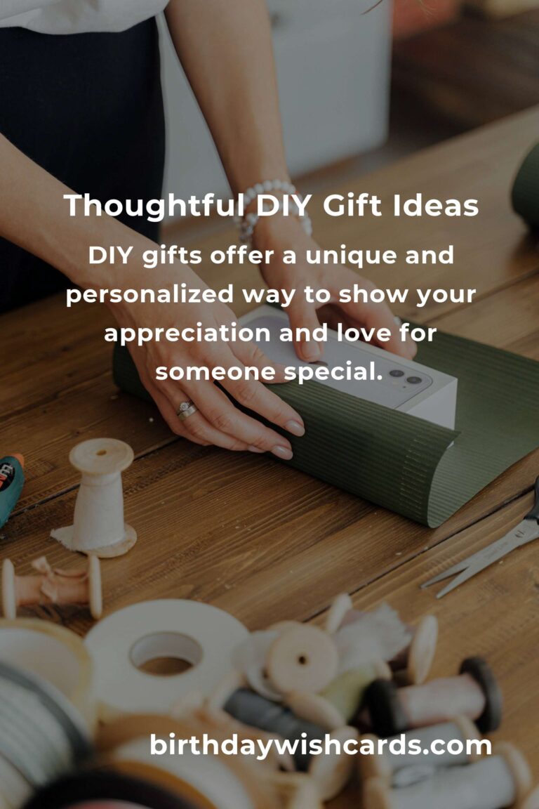 DIY Gift Ideas for Thoughtful Gifting