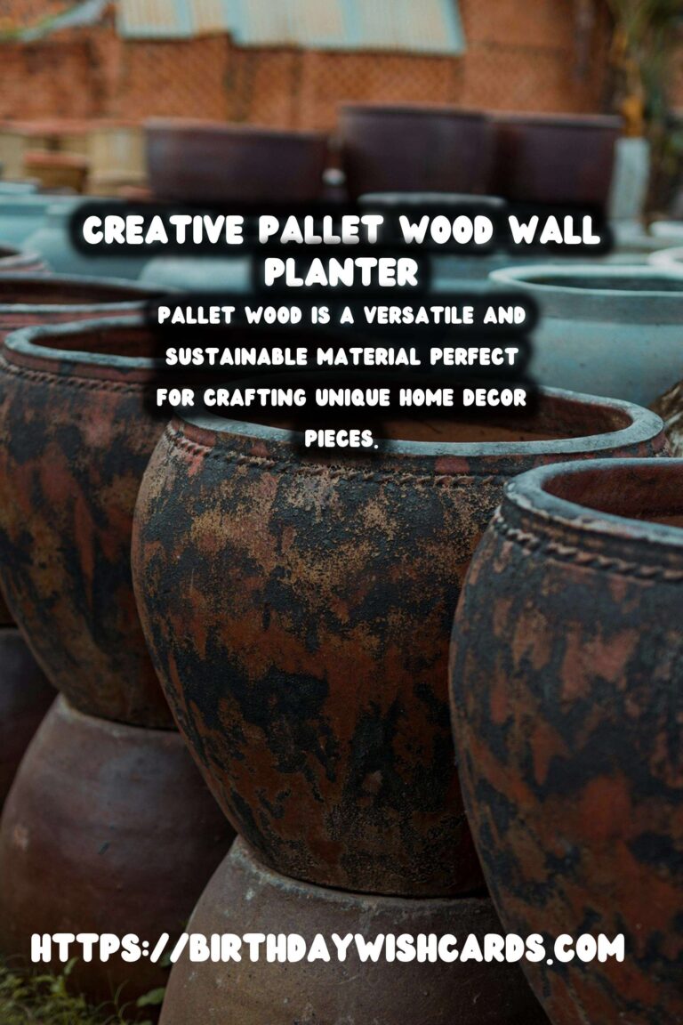 DIY Guide to Building a Pallet Wood Wall Planter