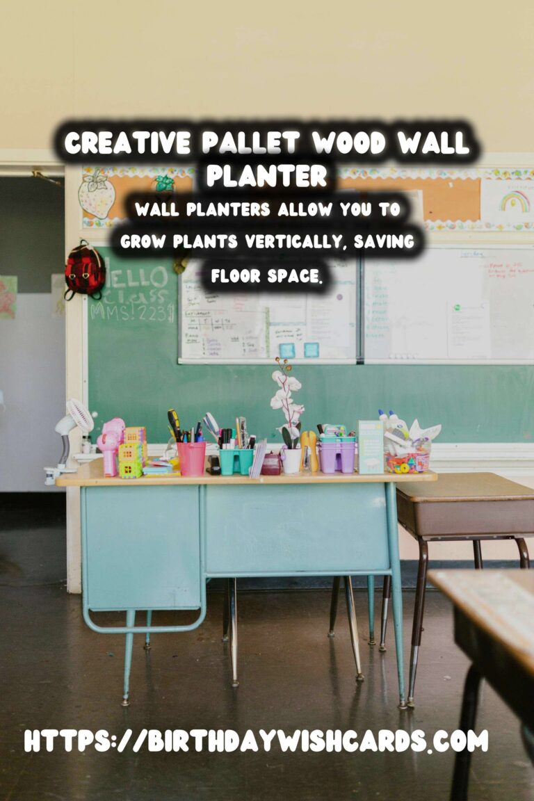 DIY Guide to Building a Pallet Wood Wall Planter