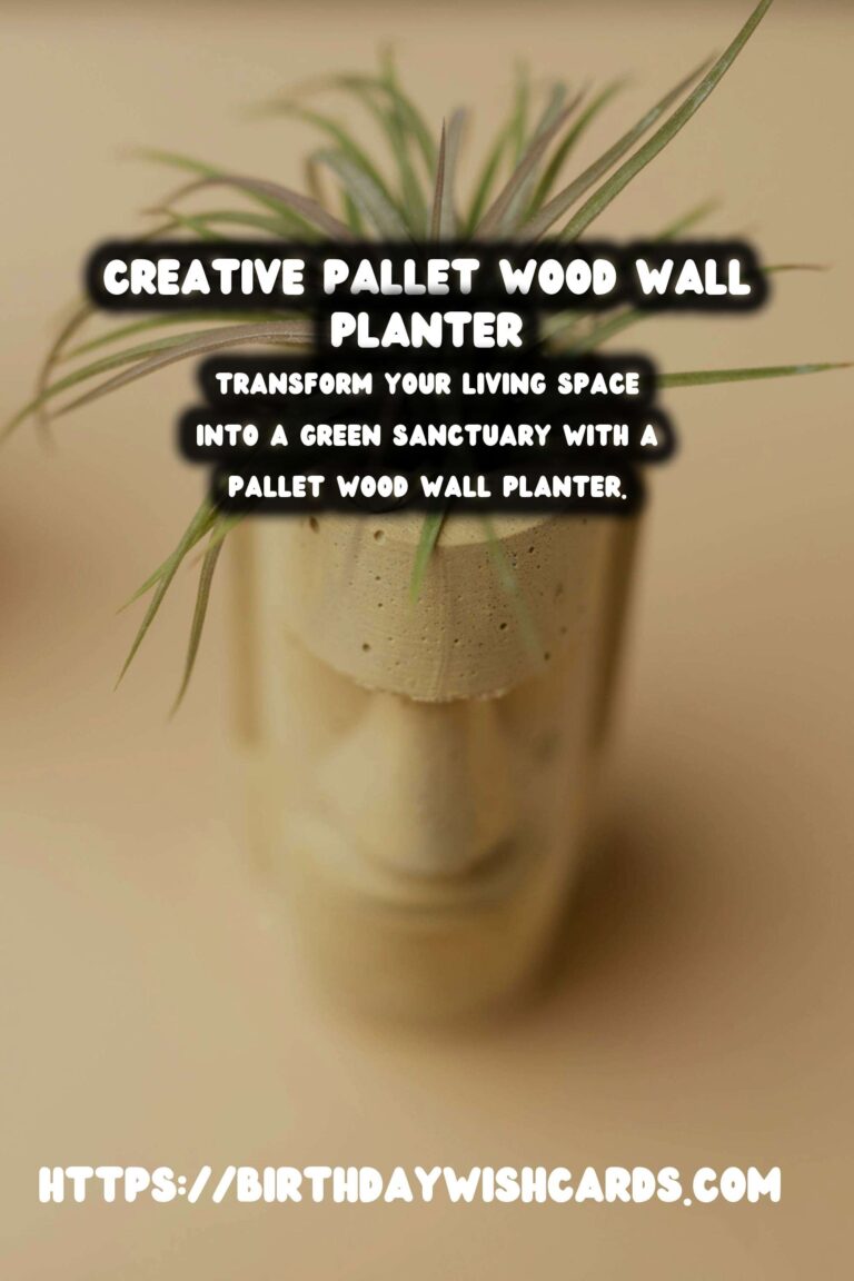 DIY Guide to Building a Pallet Wood Wall Planter