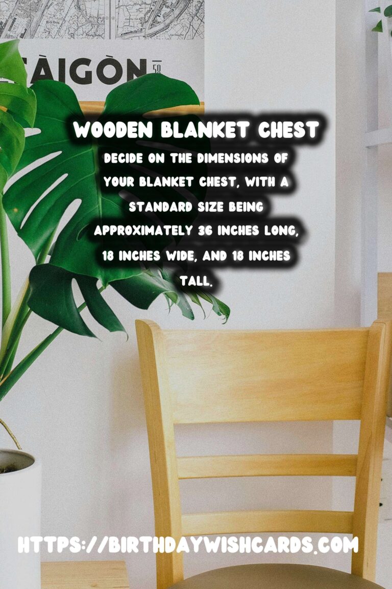DIY Guide to Building a Wooden Blanket Chest