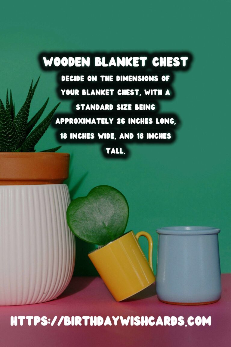 DIY Guide to Building a Wooden Blanket Chest