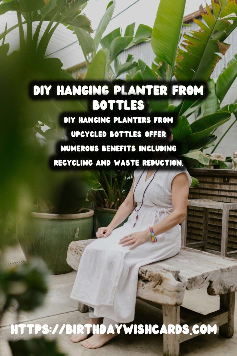 DIY Hanging Planter from Upcycled Bottles: A Step-by-Step Guide