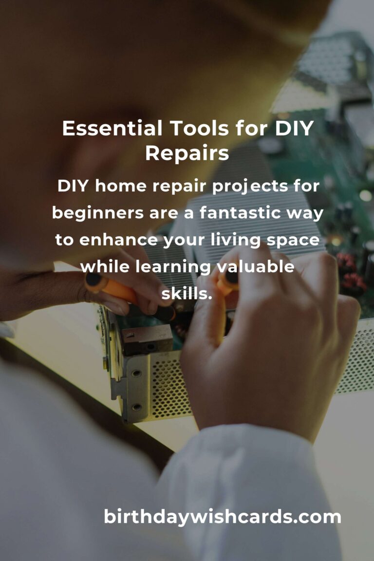 DIY Home Repair Projects for Beginners: A Comprehensive Guide