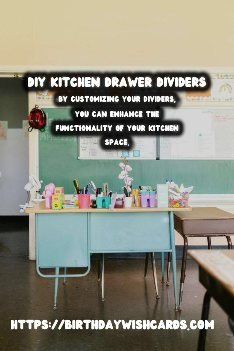 DIY Kitchen Drawer Dividers: Organize Your Kitchen Efficiently