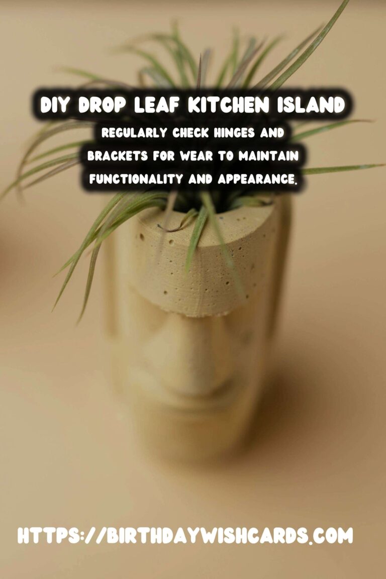 DIY Kitchen Island Extension: Drop Leaf Guide