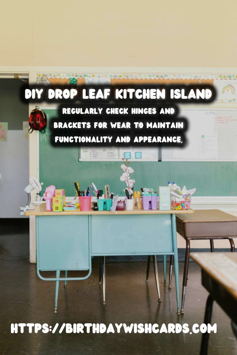 DIY Kitchen Island Extension: Drop Leaf Guide