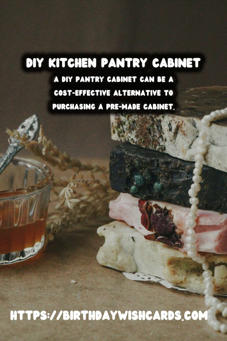 DIY Kitchen Pantry Cabinet: Create Your Perfect Storage Solution